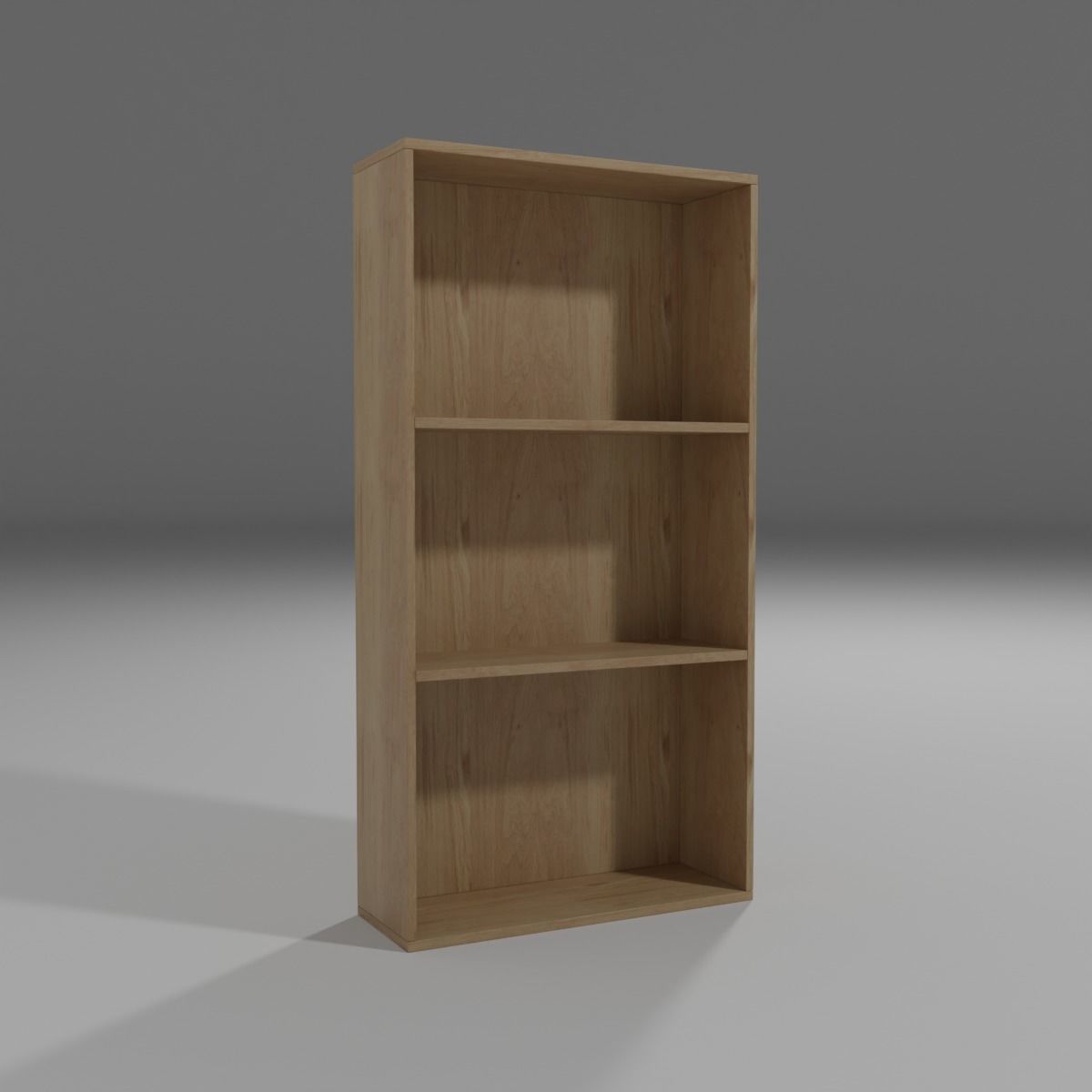 Shelf Low-poly 3D model_1