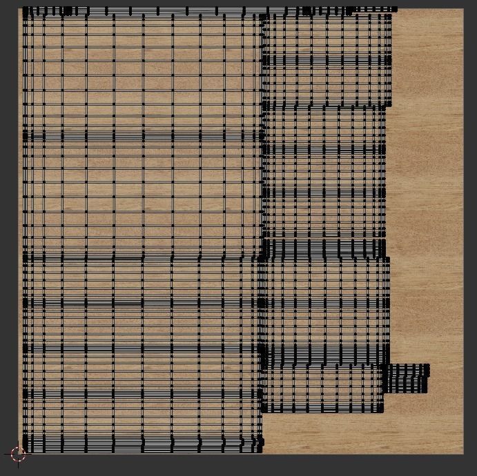 Shelf Low-poly 3D model_5