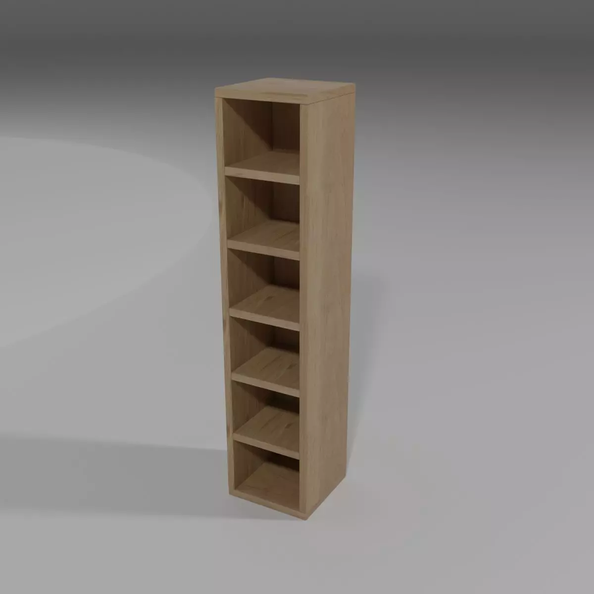 Shelf Low-poly 3D model_0