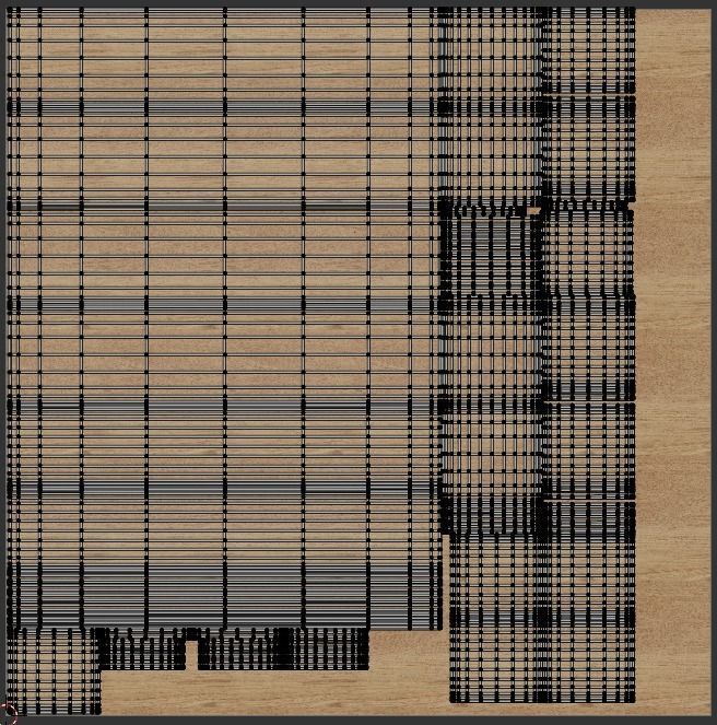Shelf Low-poly 3D model_5