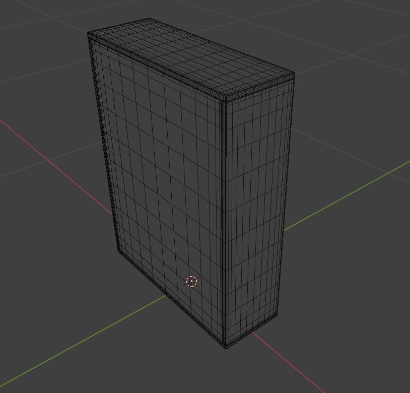 Shelf Low-poly 3D model_3