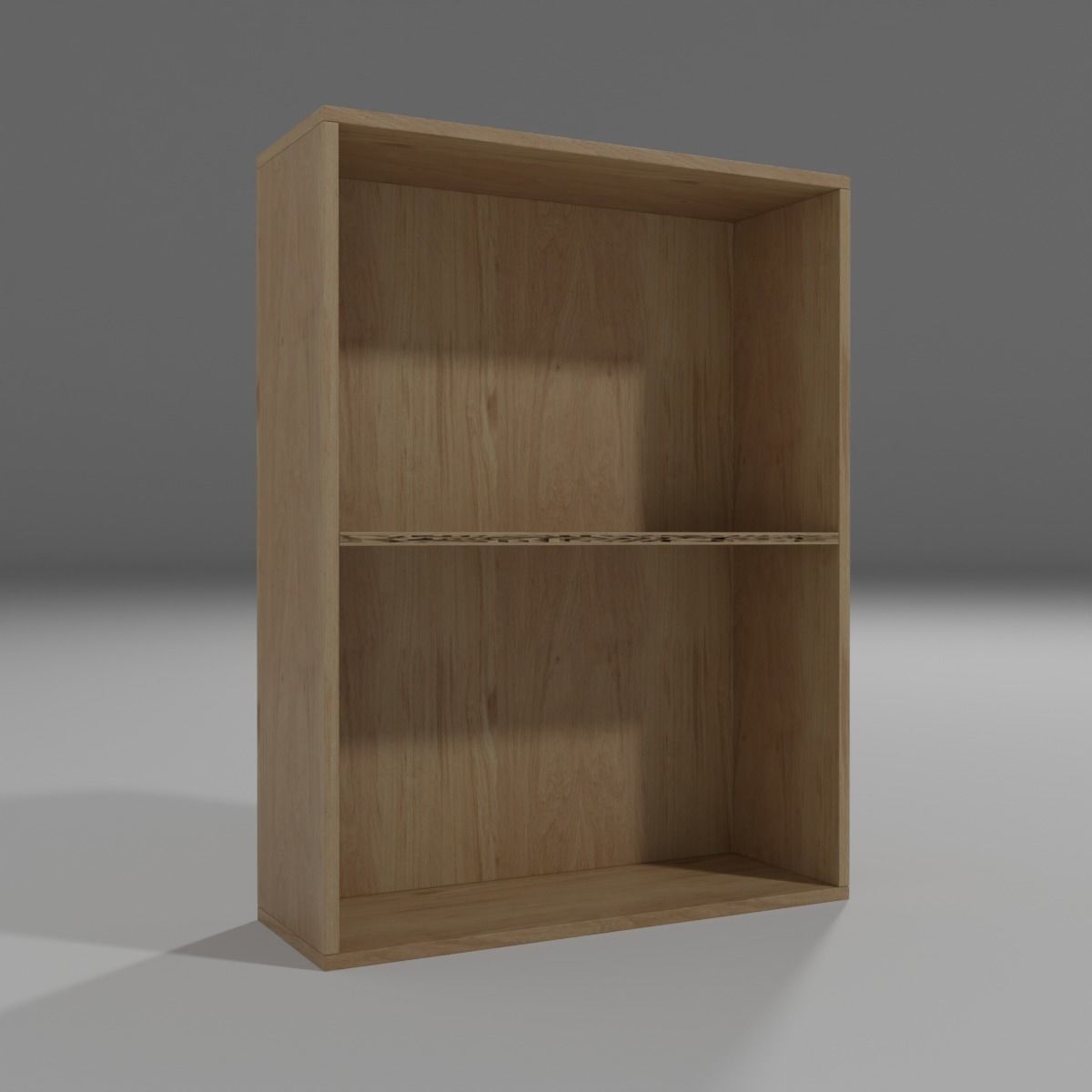 Shelf Low-poly 3D model_1