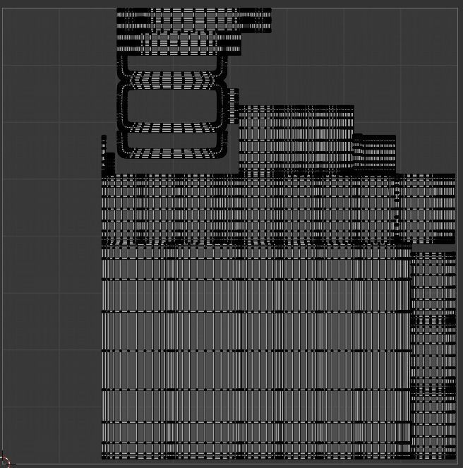 Shelf Low-poly 3D model_8