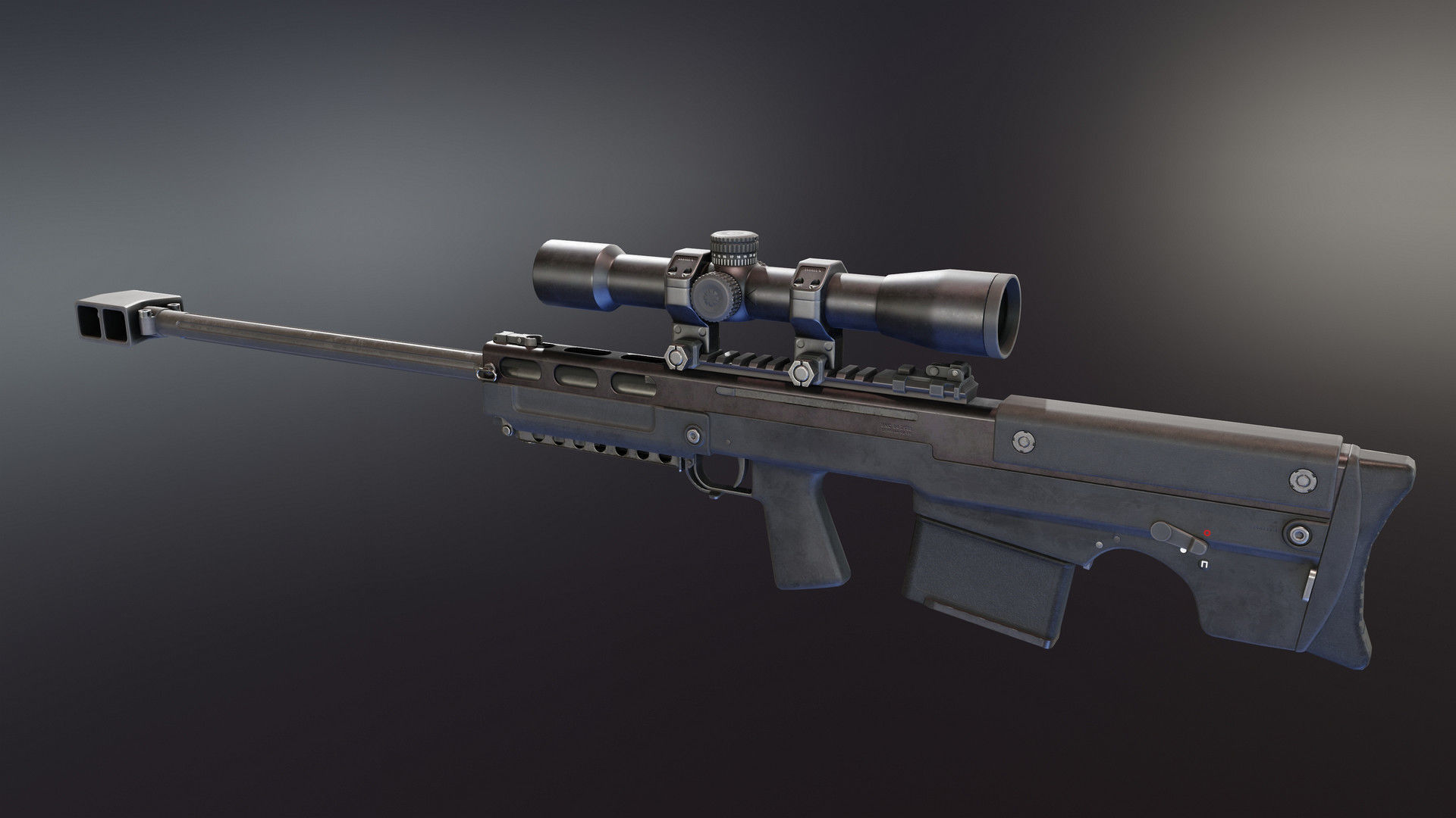 VSSK Vykhlop Low-poly 3D model_7