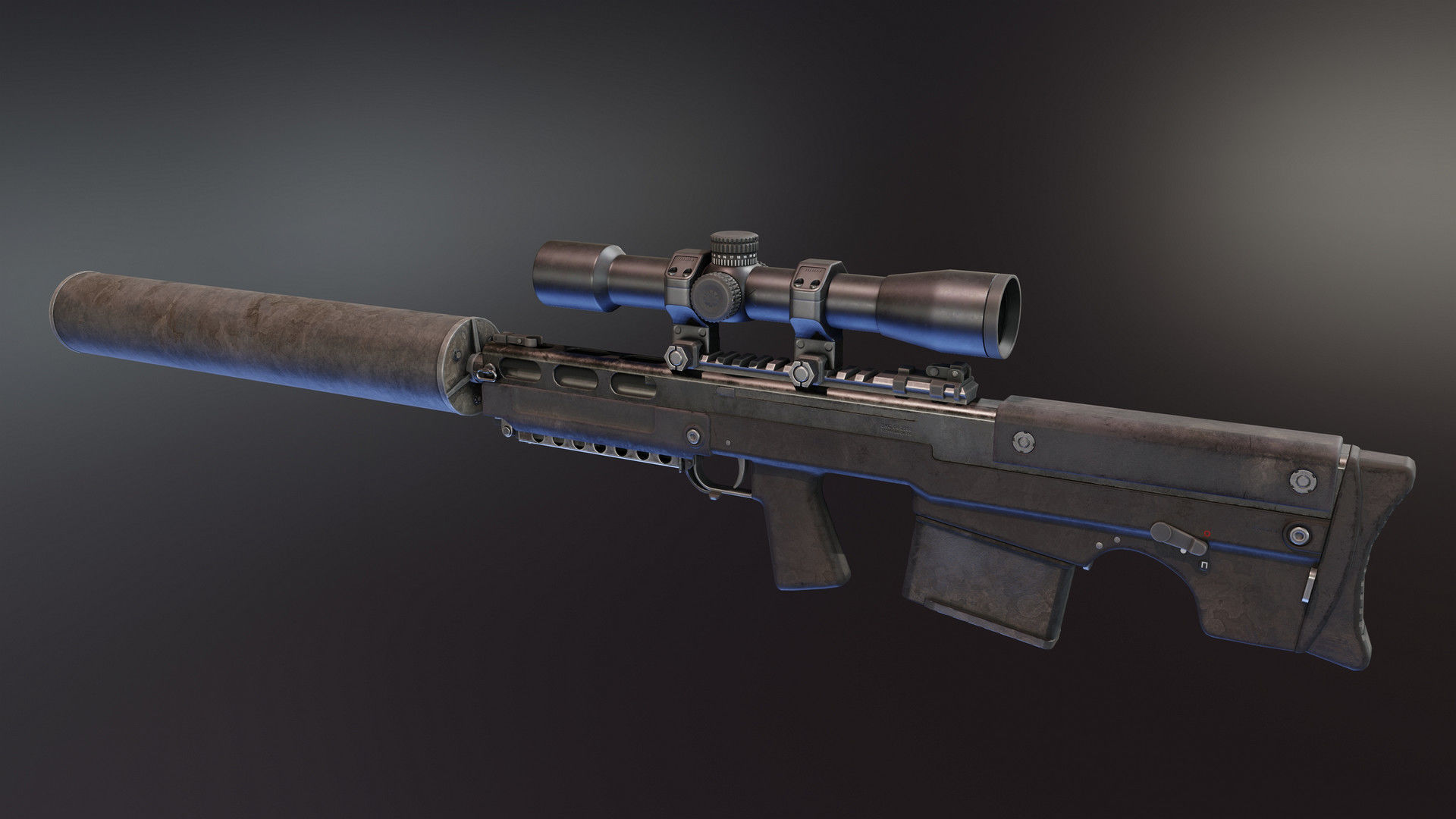 VSSK Vykhlop Low-poly 3D model_5