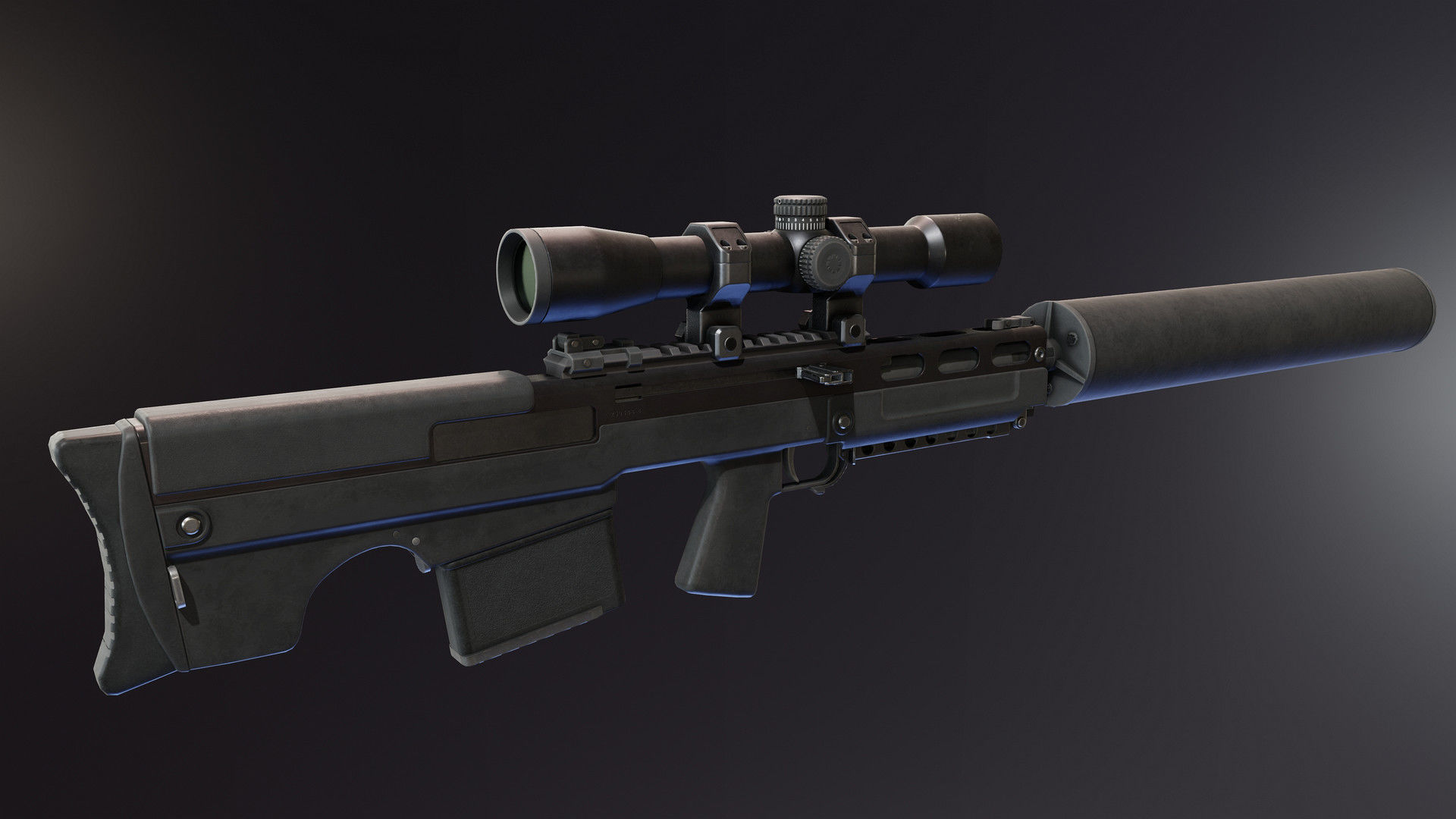 VSSK Vykhlop Low-poly 3D model_2