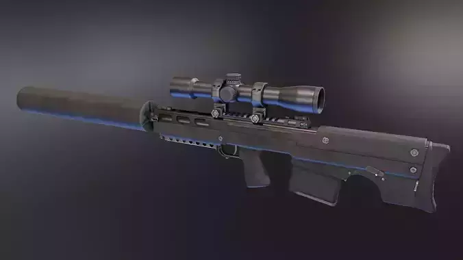 VSSK Vykhlop Low-poly 3D model VSSK Vykhlop Low-poly 3D model