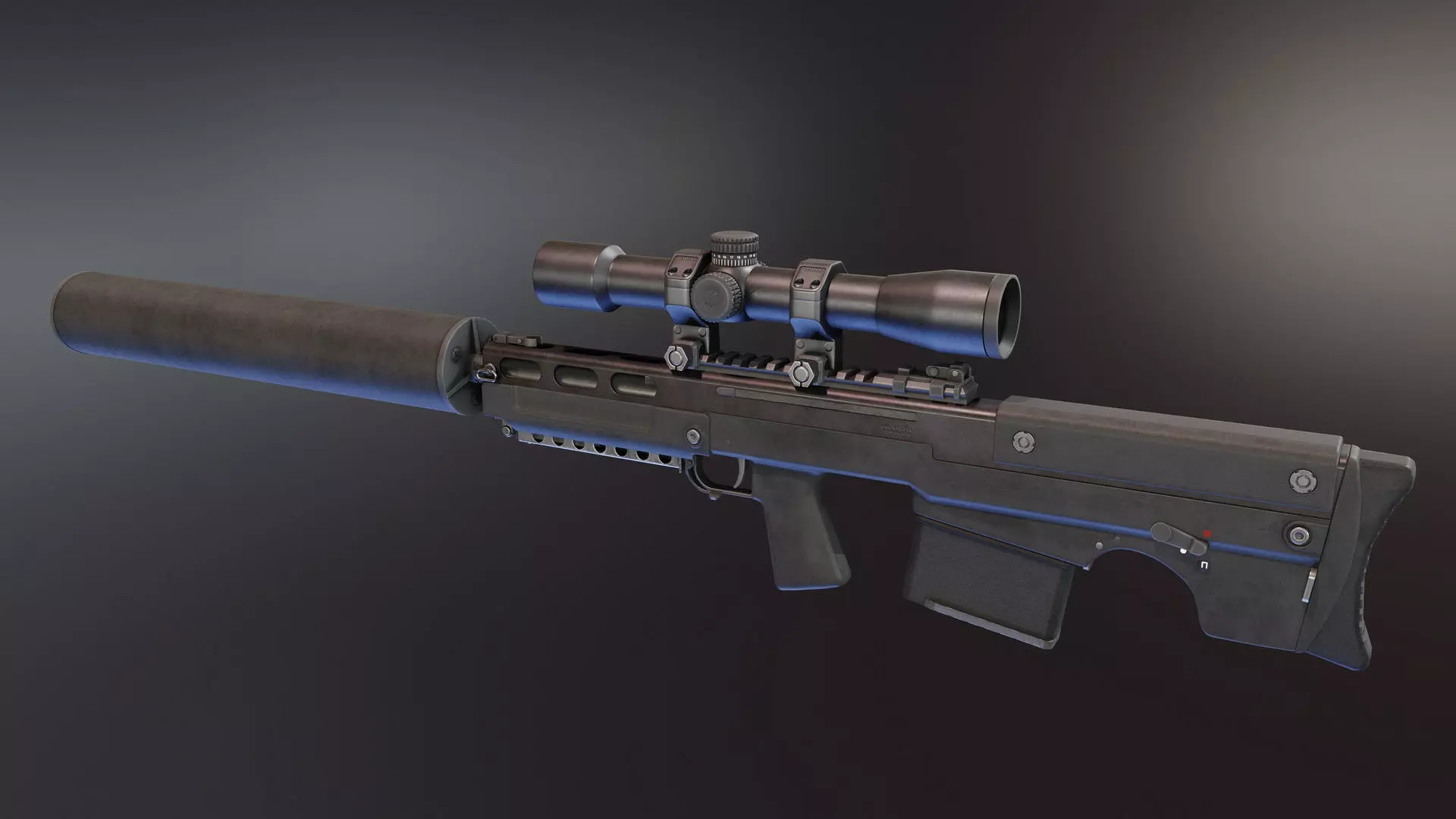 VSSK Vykhlop Low-poly 3D model_0