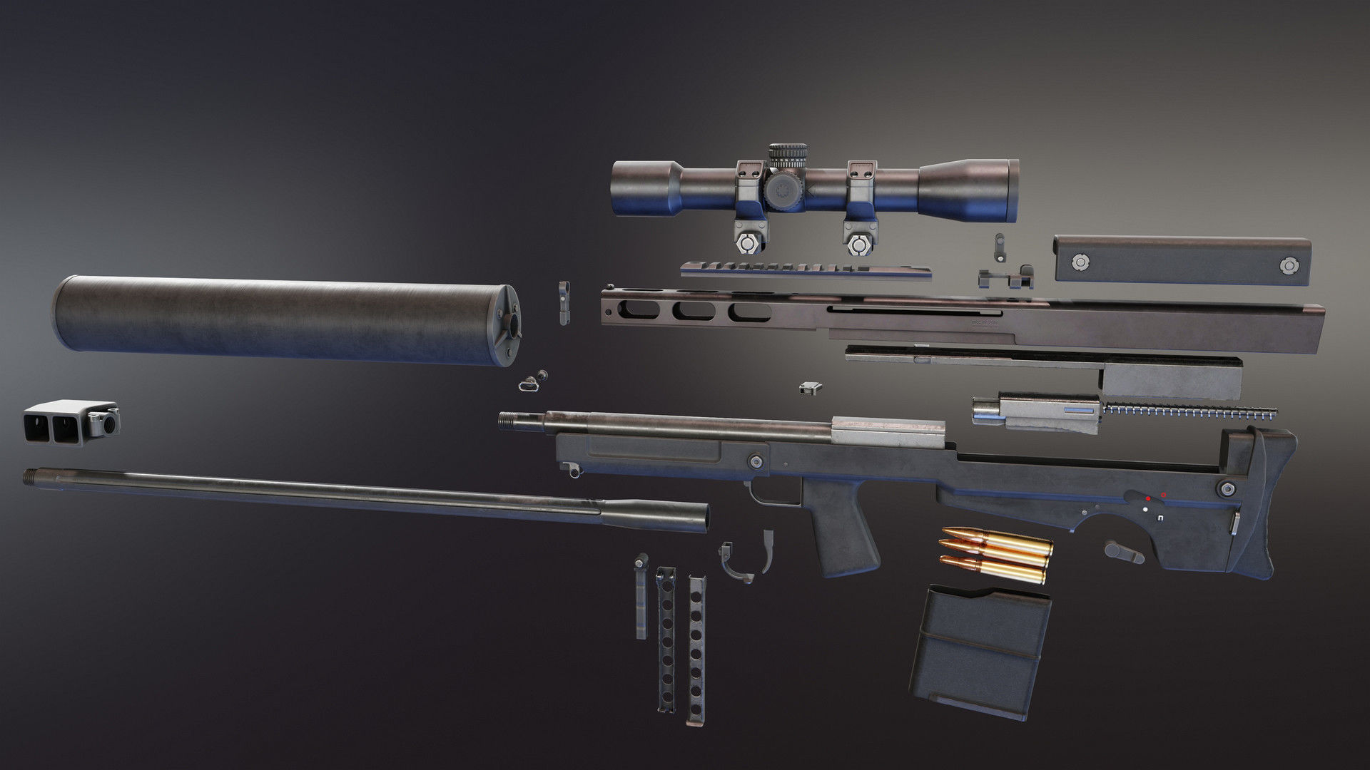 VSSK Vykhlop Low-poly 3D model_11