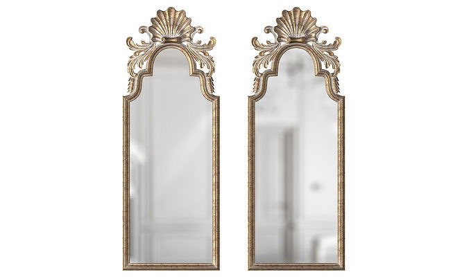 Pier Glass Mirrors in the Queen Anne manner 3D model