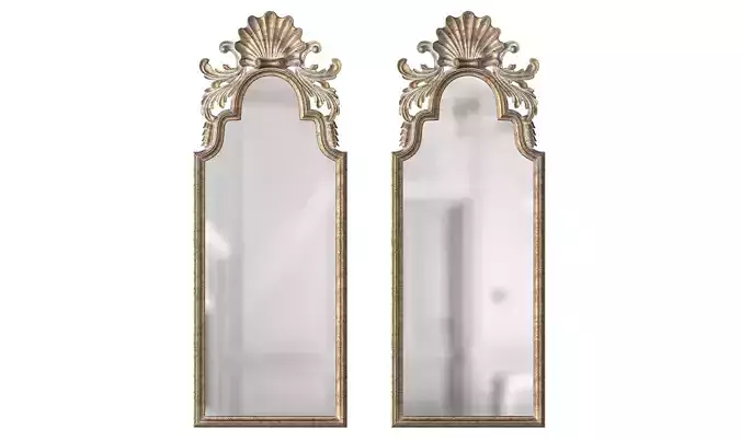 Pier Glass Mirrors in the Queen Anne manner