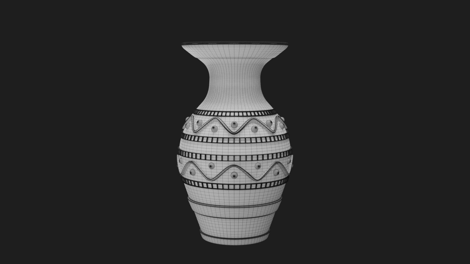 Vase Container VC02 3D print model_7