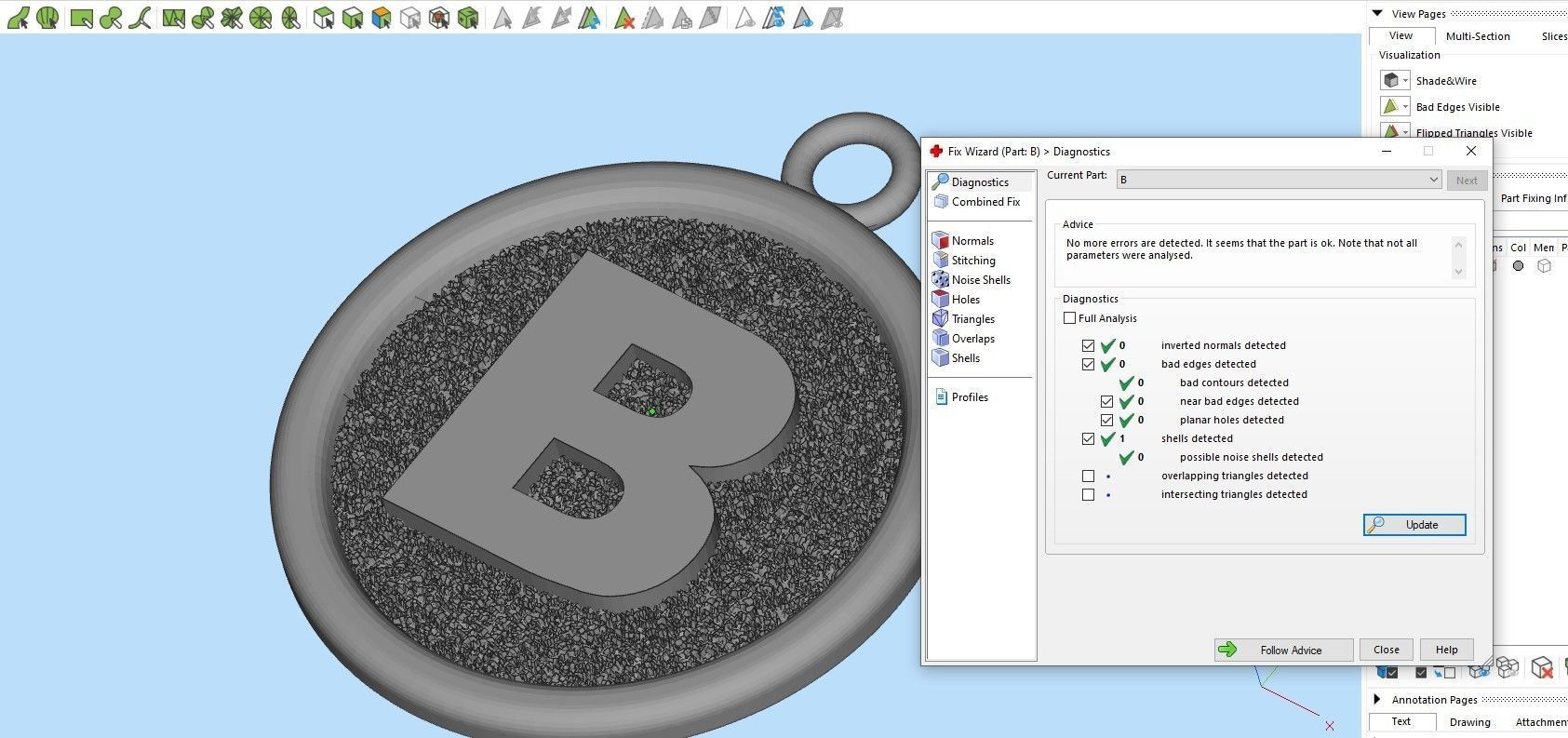 Pendant Alphabet letters 3D Model Collection 3D print model_10