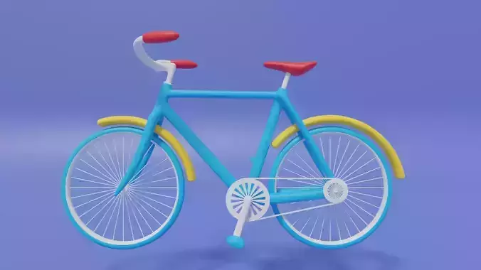 Cartoon Cute Bicycle