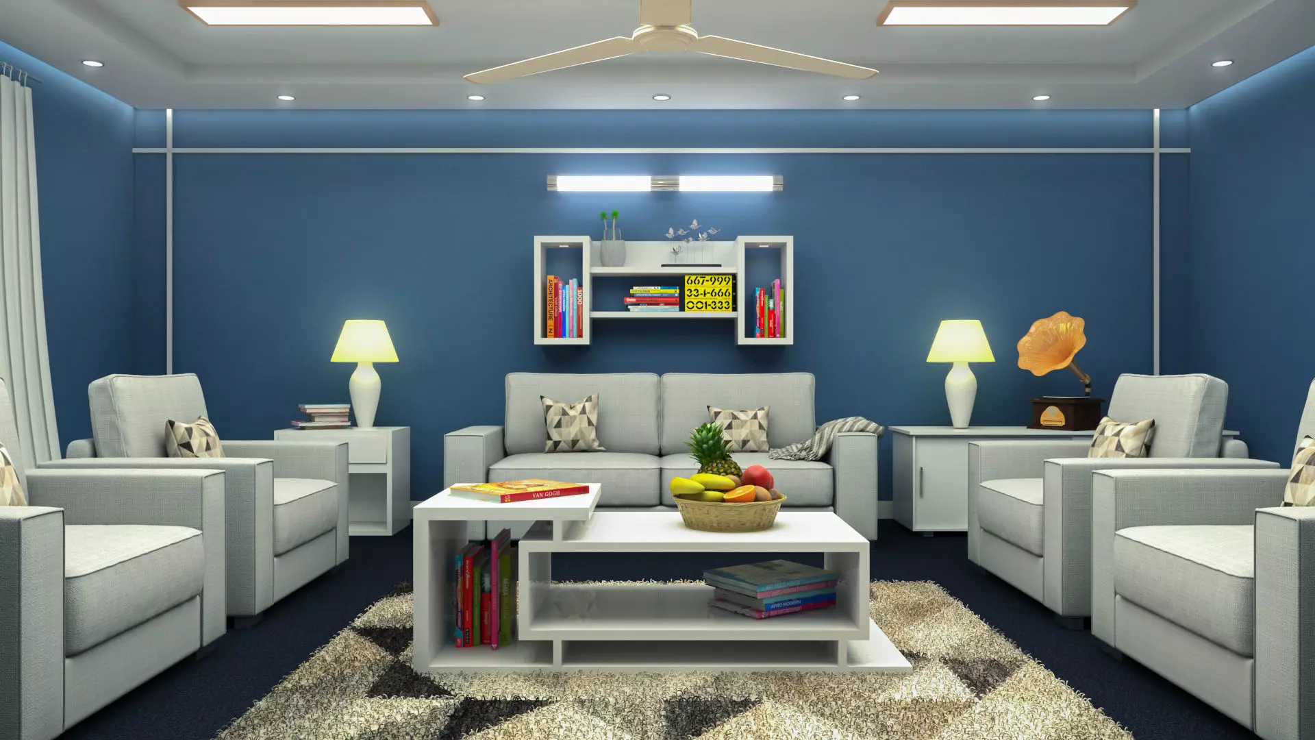 Room Interior 3D print model_0