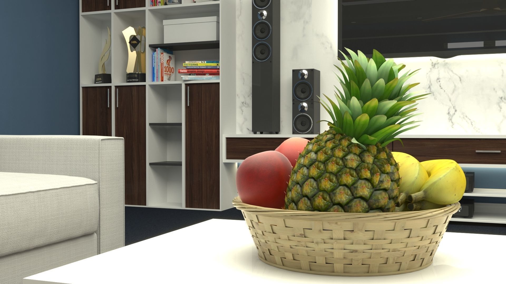 Room Interior 3D print model_5