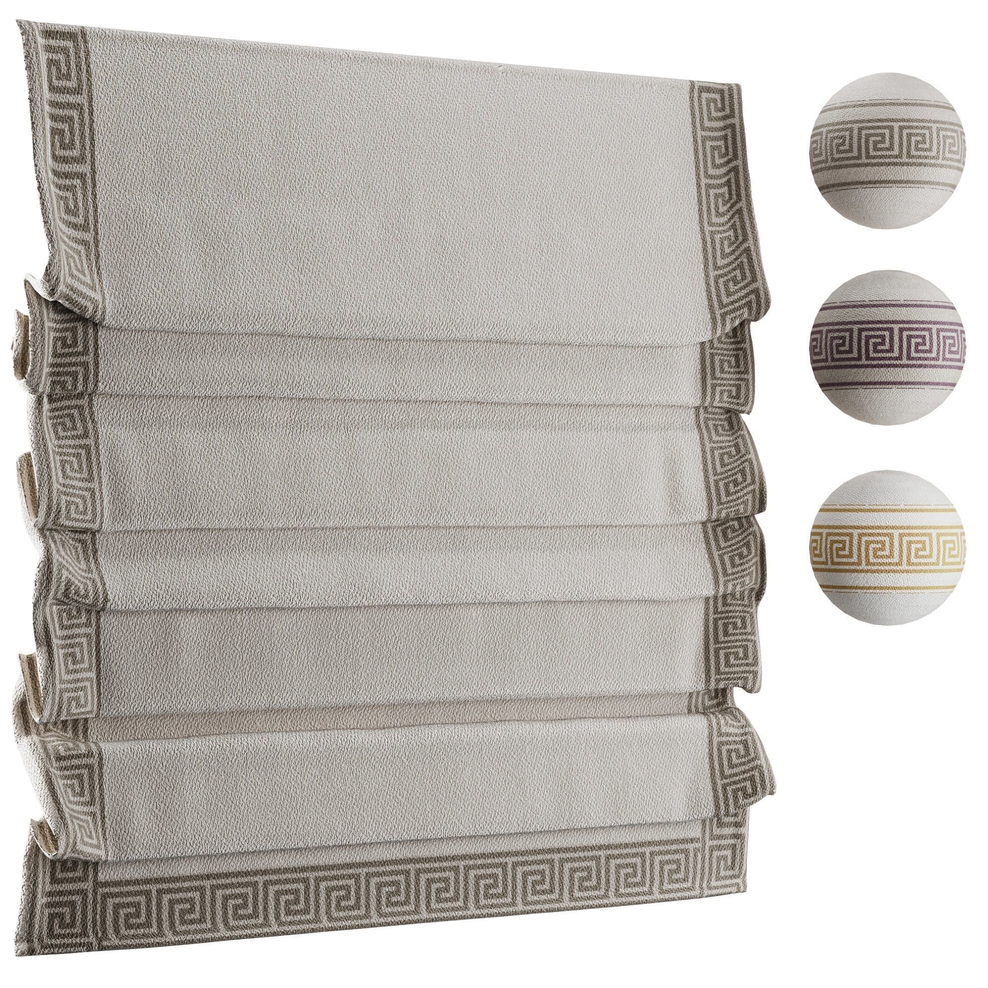 Curtain Set M36 3D model_6