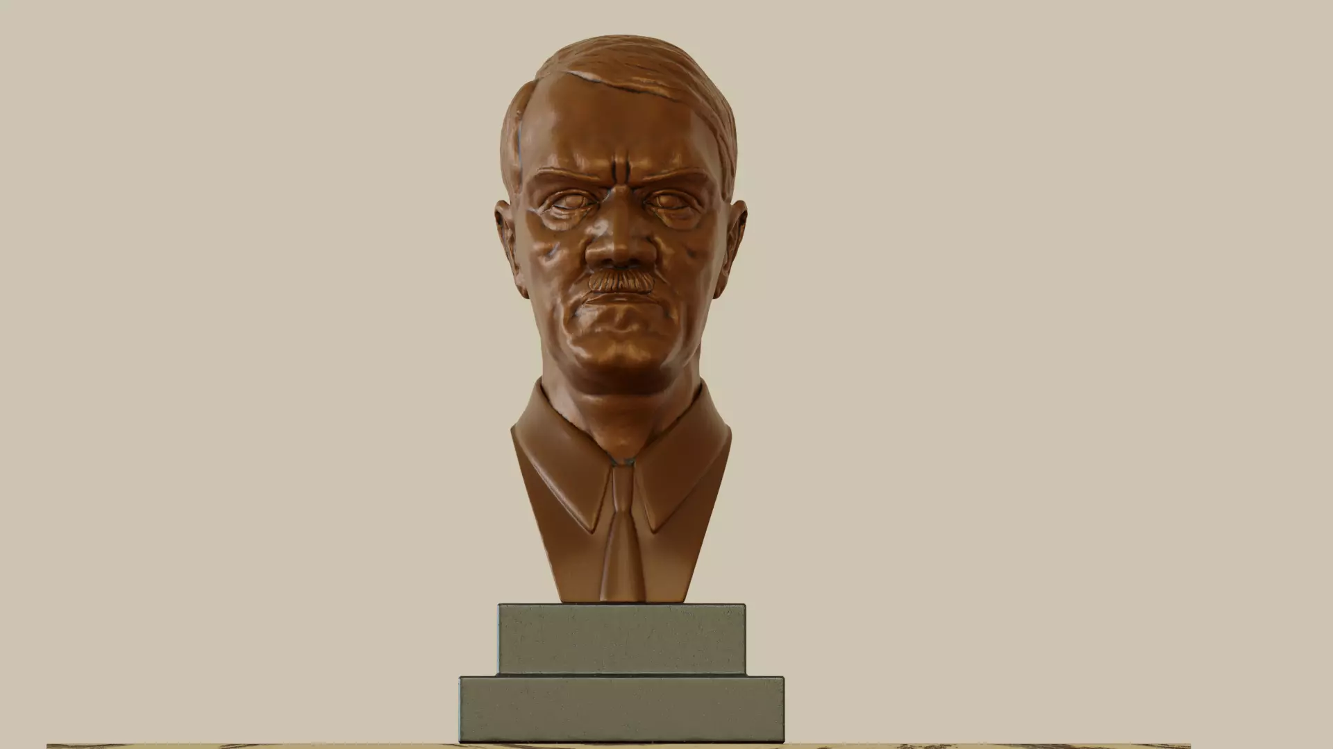 Adolf Hitler bust 3D print model