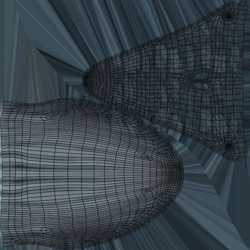 Realistic Blue Whale Rigged Low-poly 3D model_30