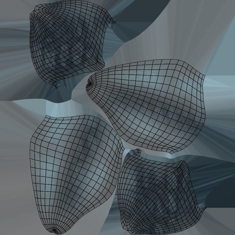 Realistic Blue Whale Rigged Low-poly 3D model_29