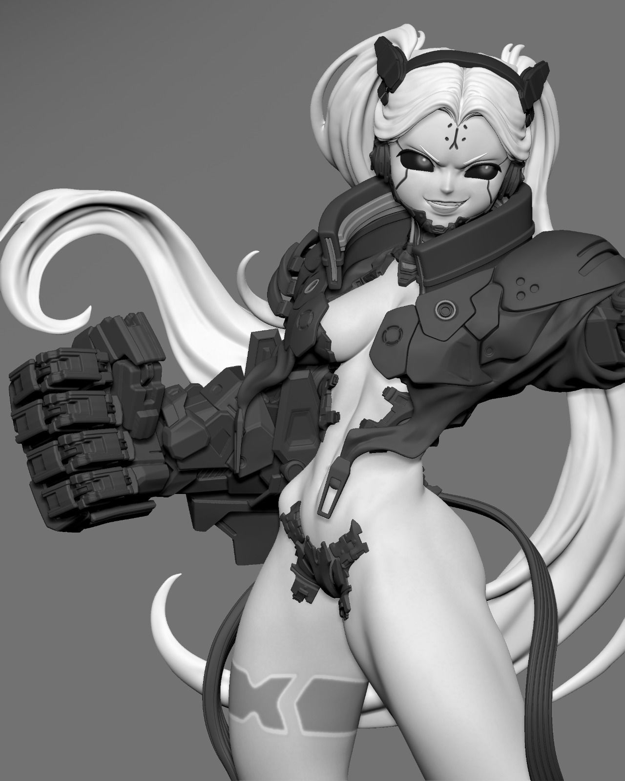 Rebecca 3D Print 3D print model_4