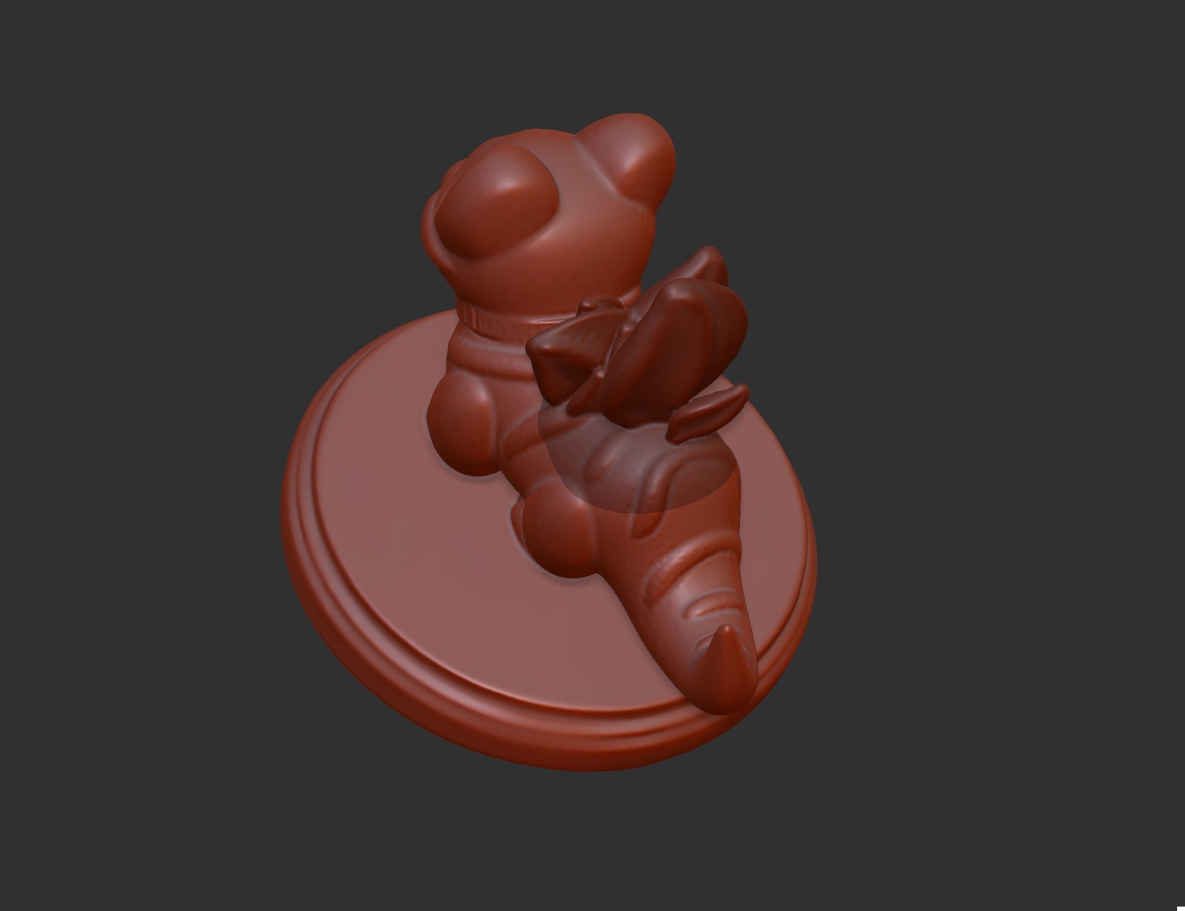 Dinosaur Cat Plant Vase and Cute Box 3D print model_17