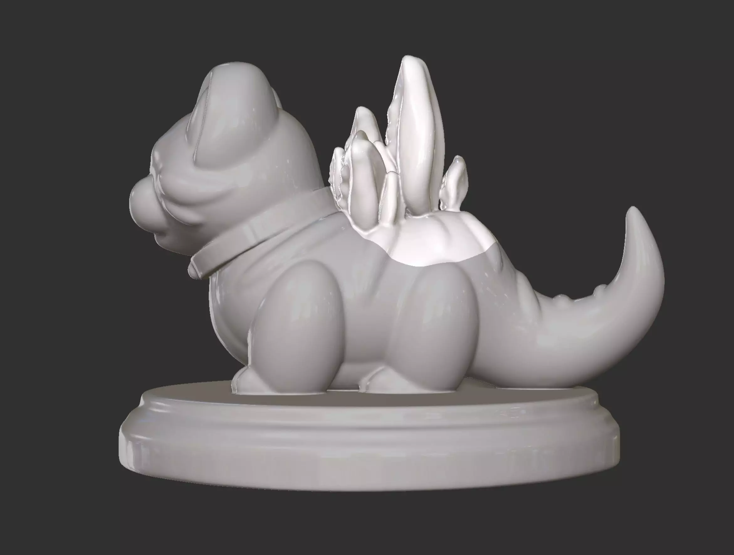 Dinosaur Cat Plant Vase and Cute Box 3D print model_0