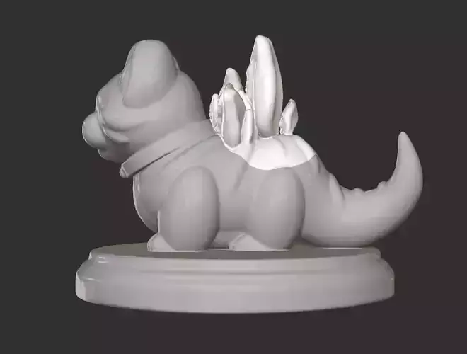 Dinosaur Cat Plant Vase and Cute Box 3D print model Dinosaur Cat Plant Vase and Cute Box 3D print model