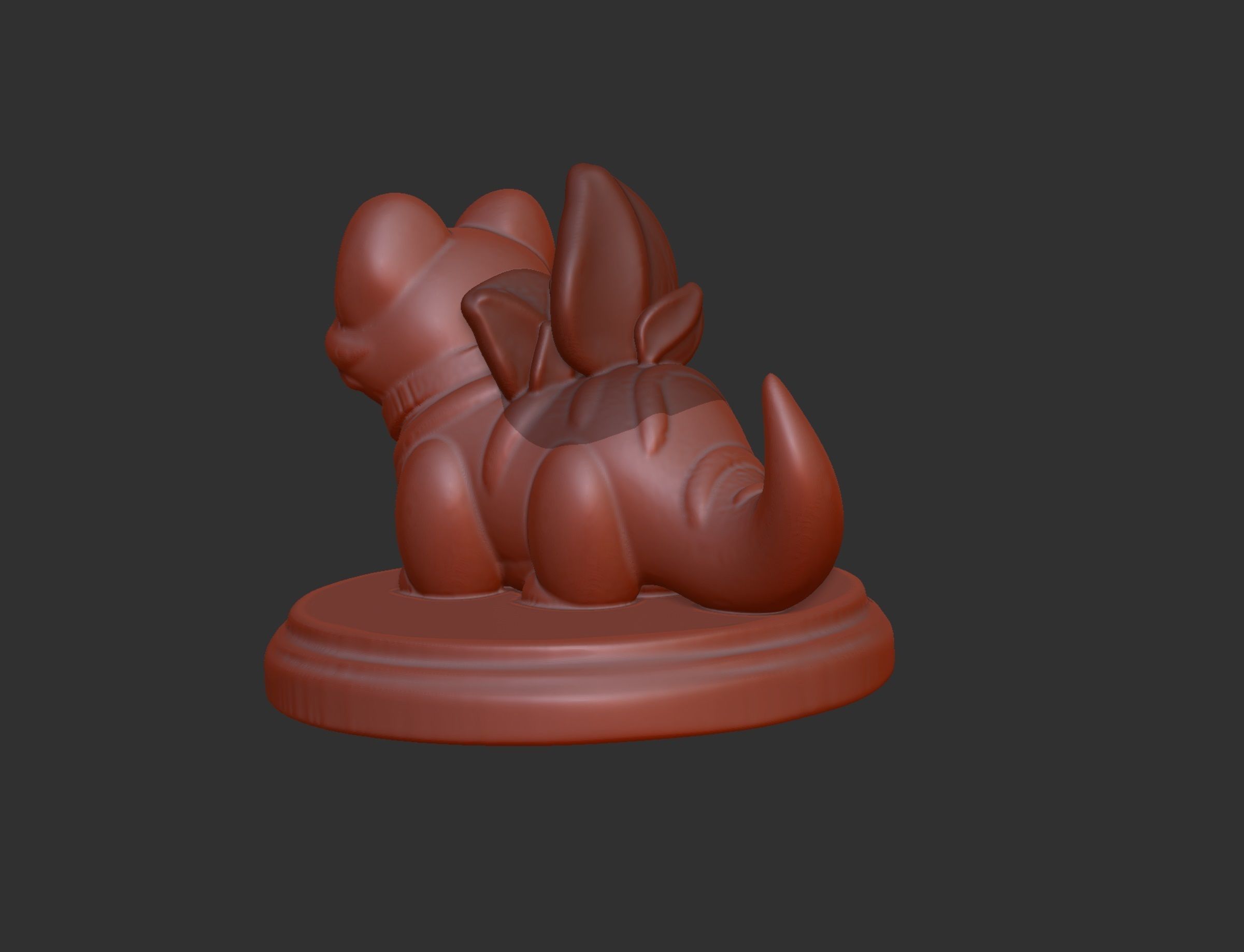 Dinosaur Cat Plant Vase and Cute Box 3D print model_15