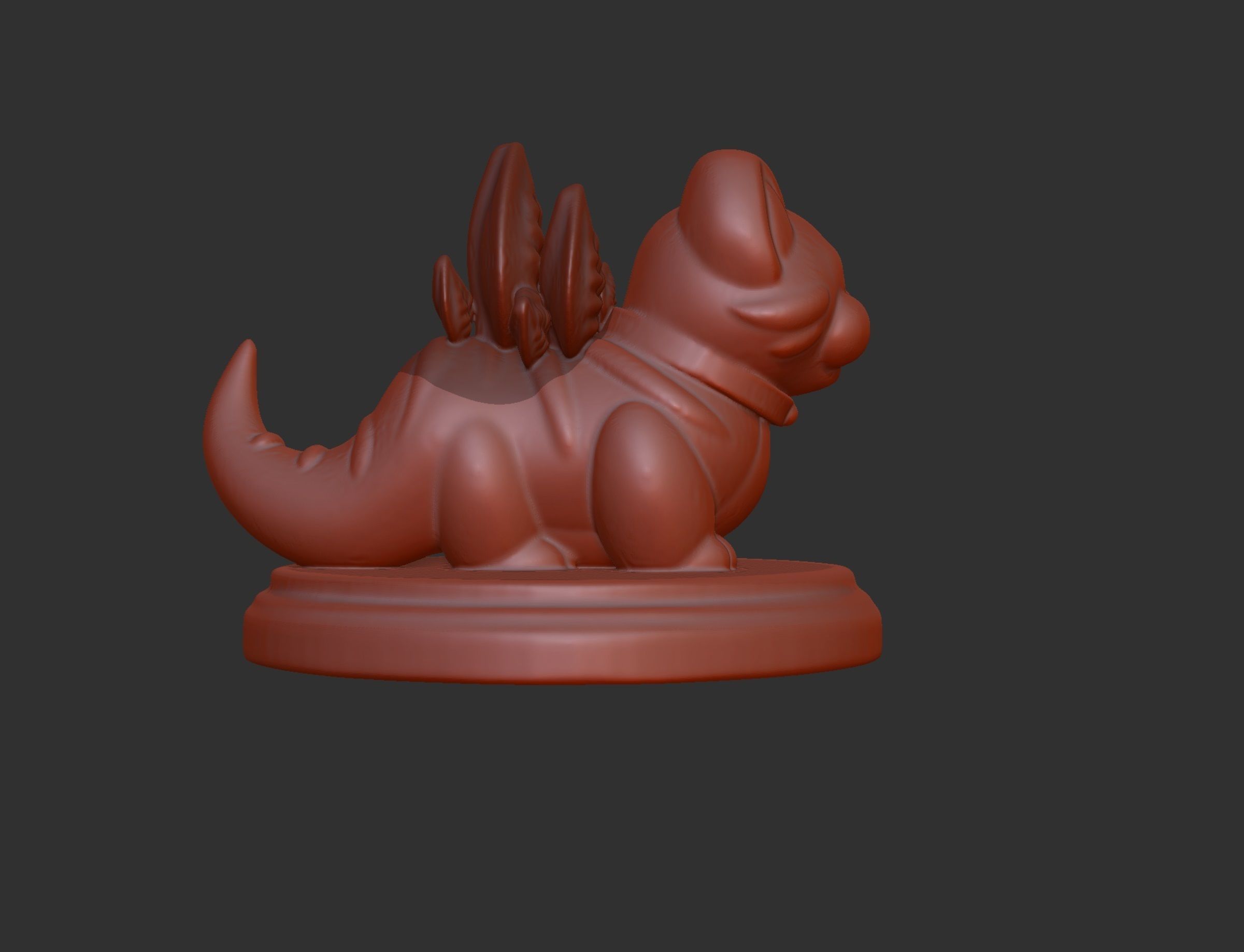 Dinosaur Cat Plant Vase and Cute Box 3D print model_11