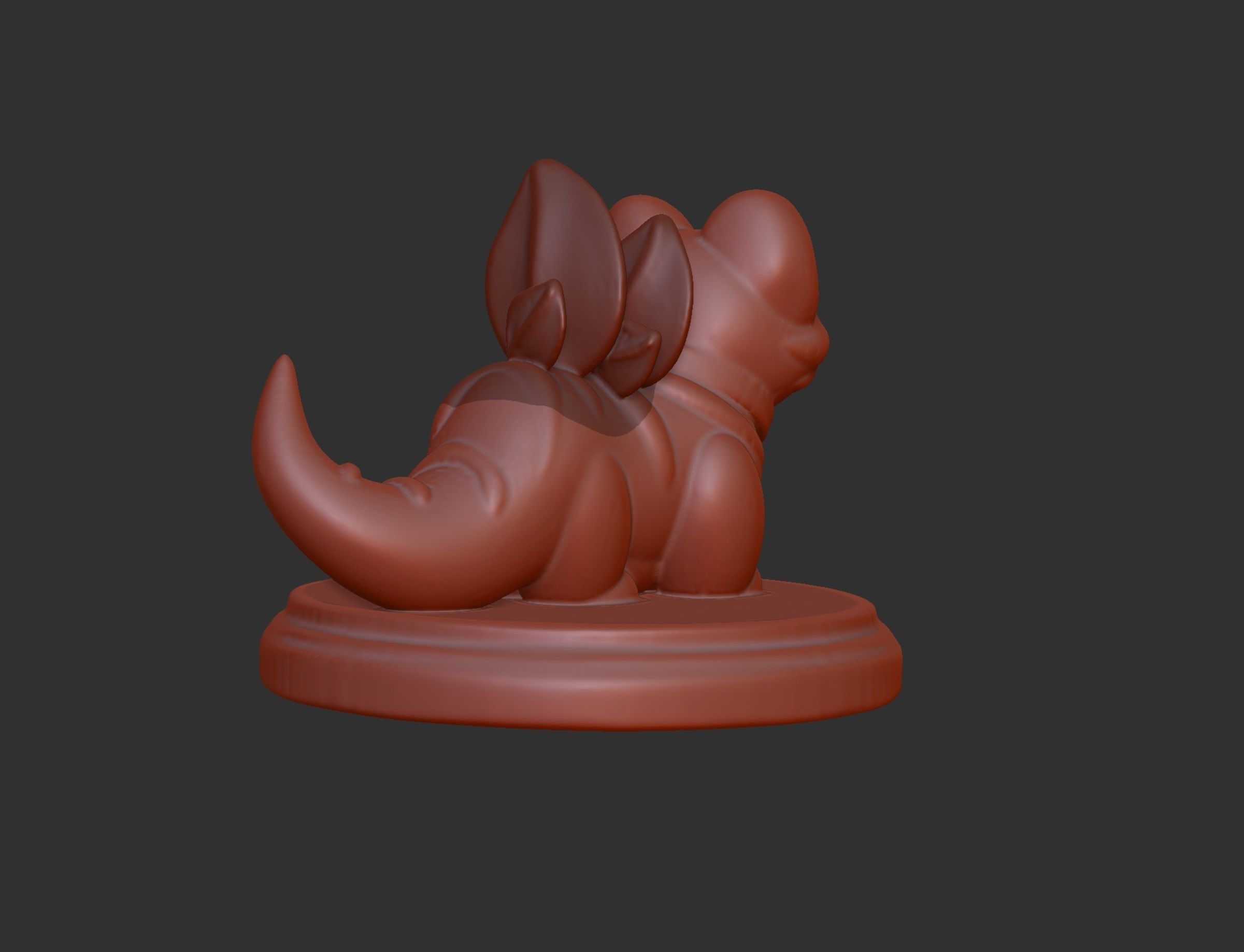 Dinosaur Cat Plant Vase and Cute Box 3D print model_13