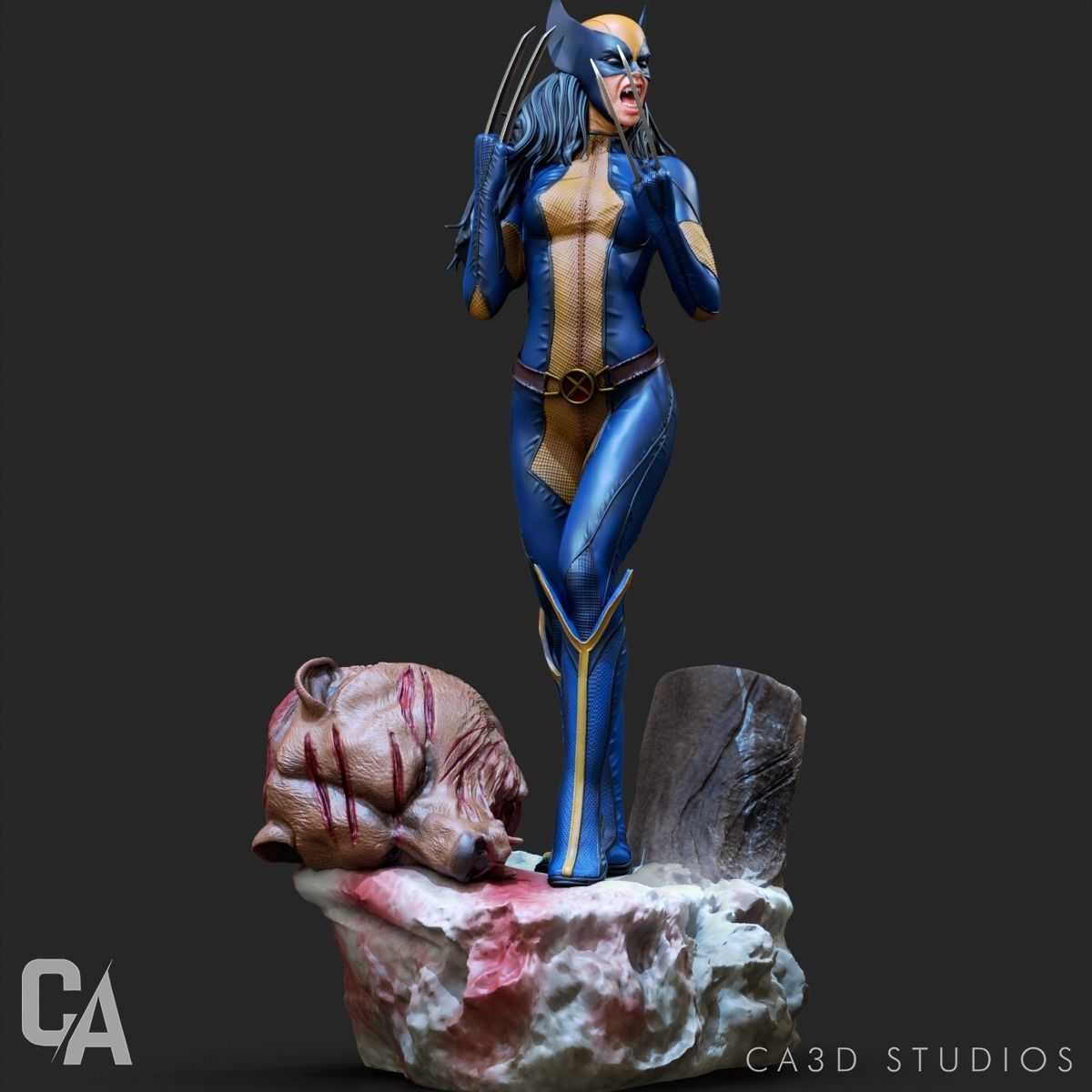 x-23 3D Print 3D print model_3