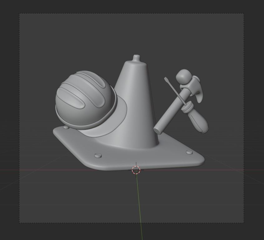 Labour Day 3d Illustration Icon Pack 3D model_54