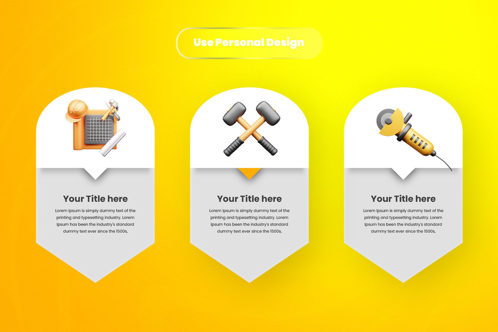 Labour Day 3d Illustration Icon Pack 3D model_3