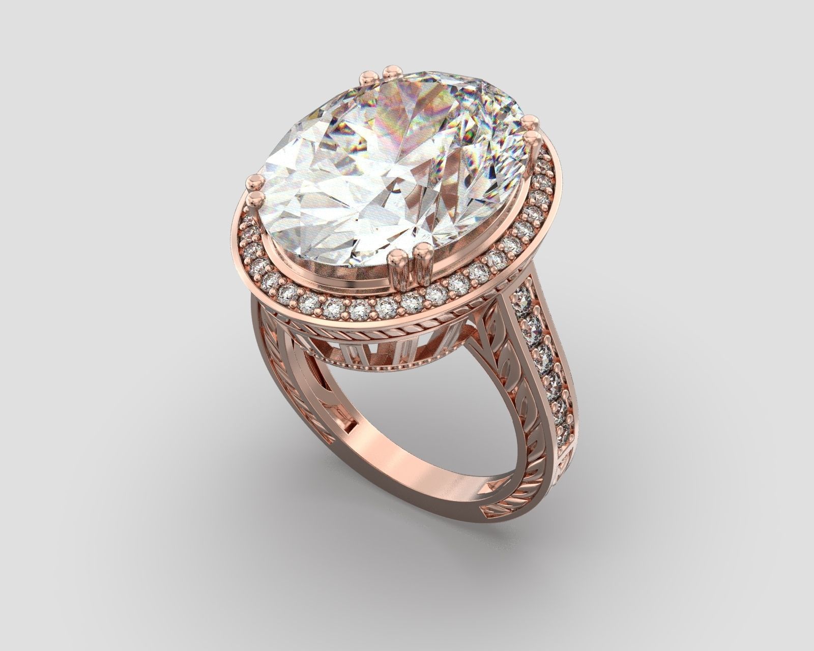 R 046 ring  3D print model_5