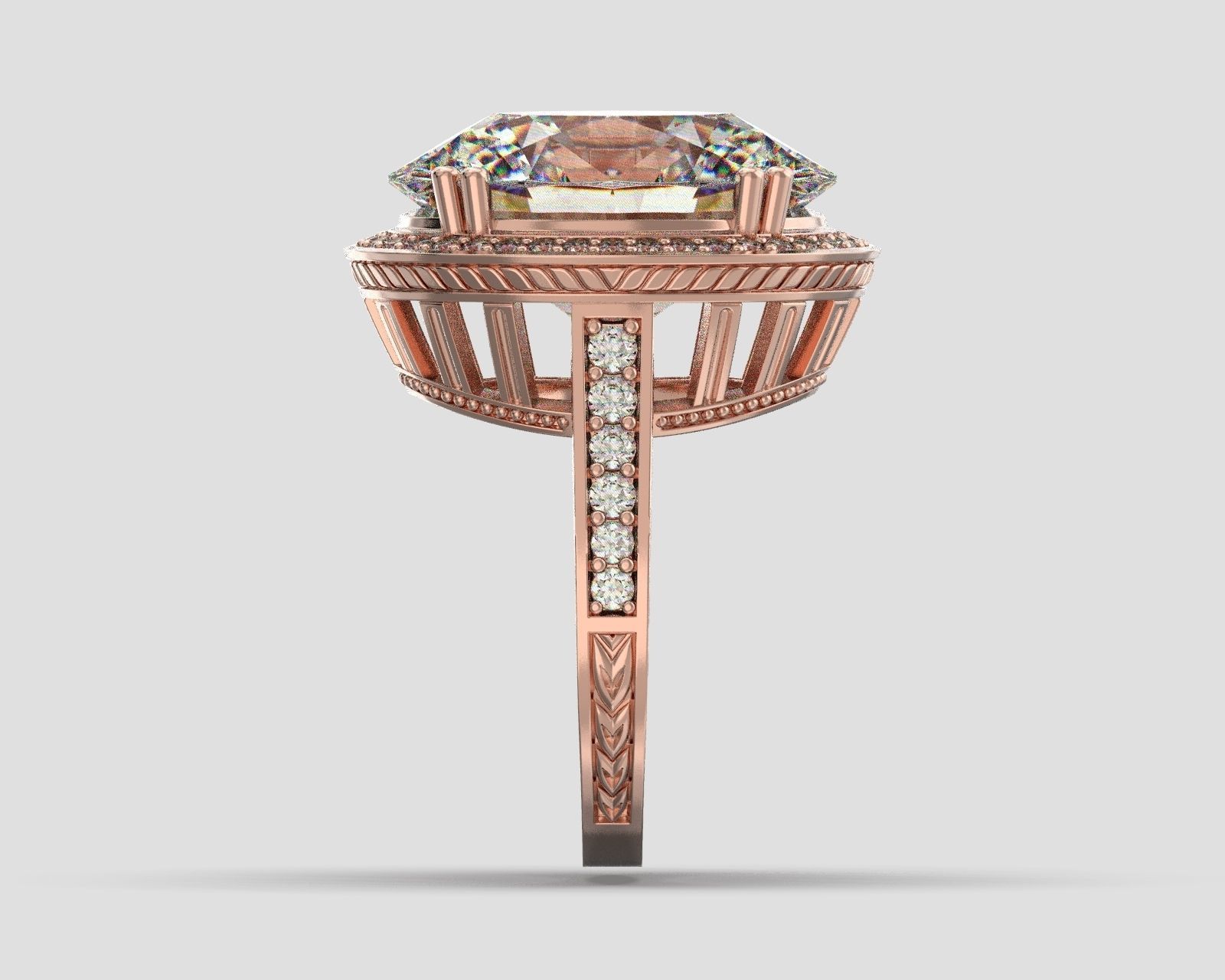 R 046 ring  3D print model_9