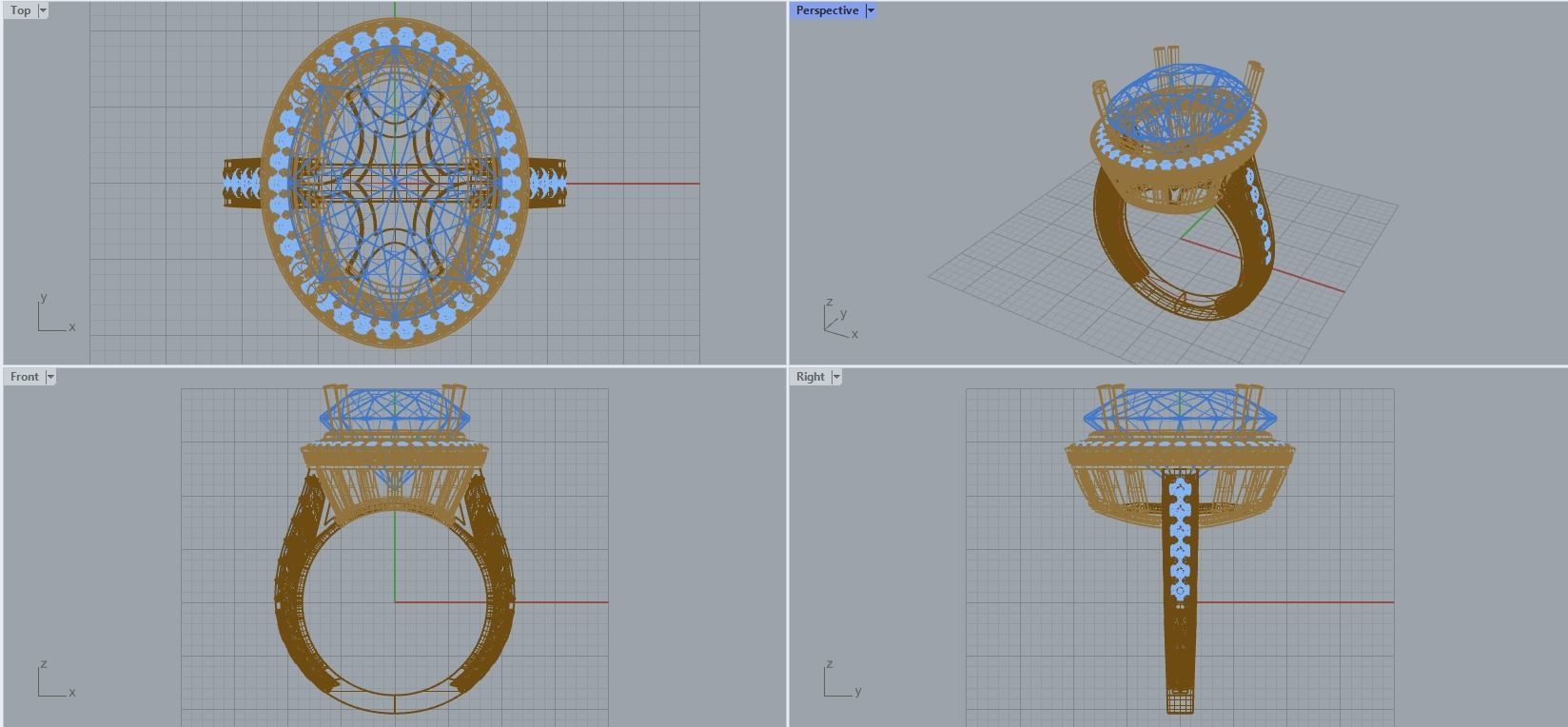 R 046 ring  3D print model_11