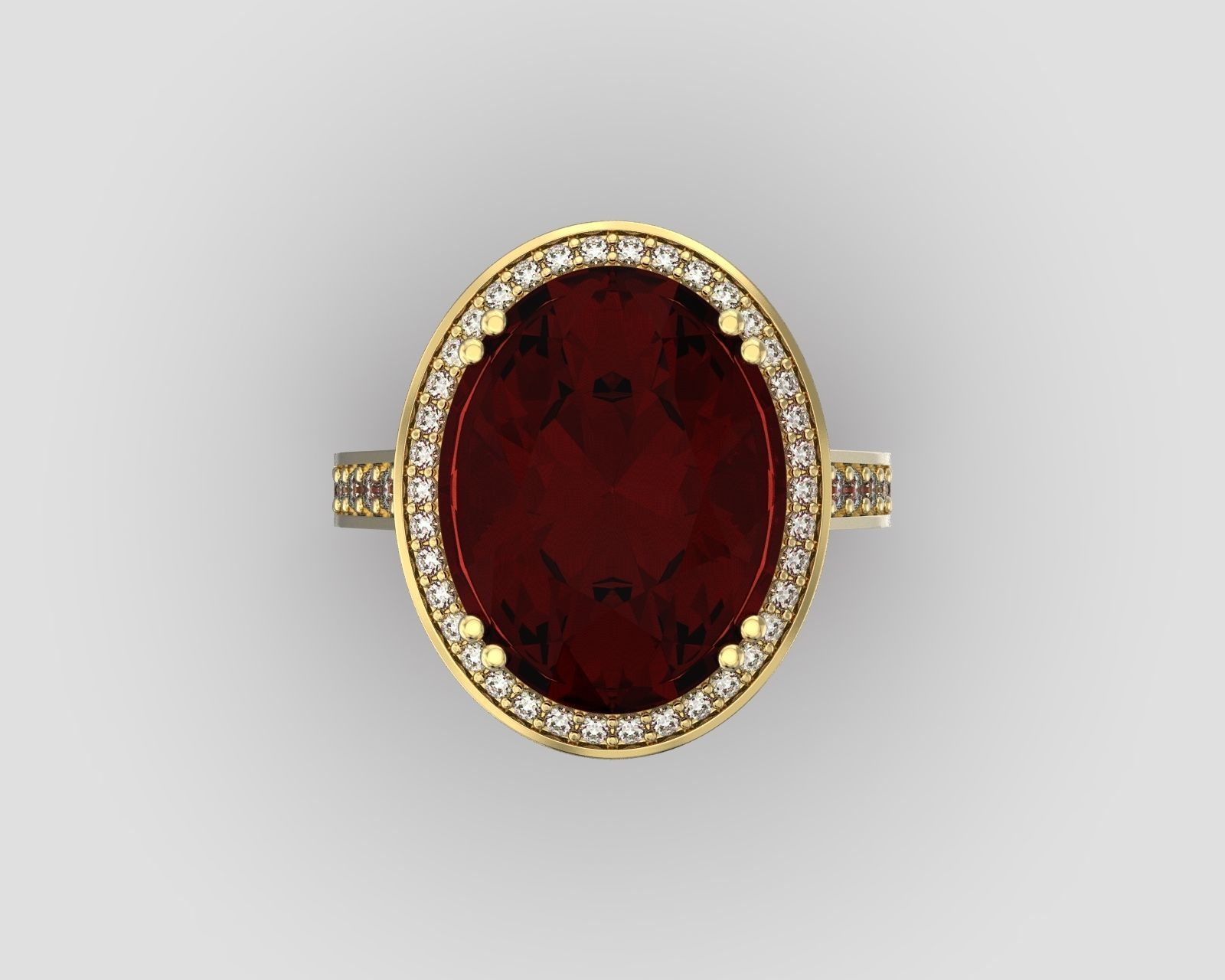 R 046 ring  3D print model_4