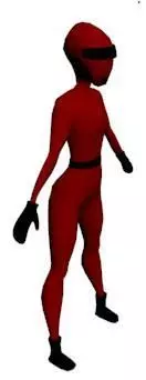 Sci-Fi girl Free 3D model