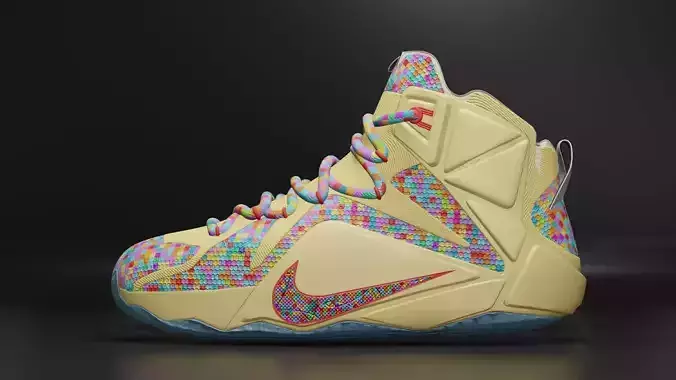 Nike Lebron colourful checker 2