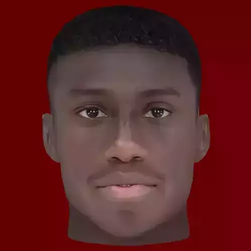 Ferland Mendy Head - Low poly head for game