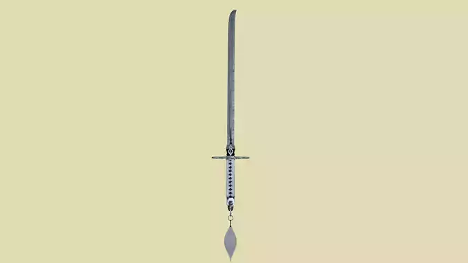 Game Ready Sword 3D Model-Low poly