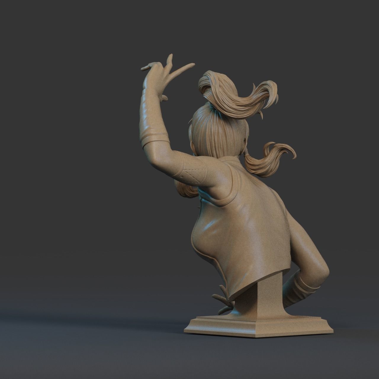 Korra Bust 3D Print 3D print model_5