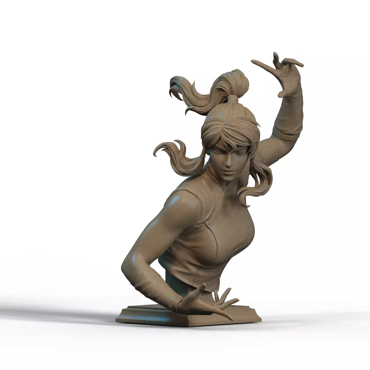 Korra Bust 3D Print 3D print model_0