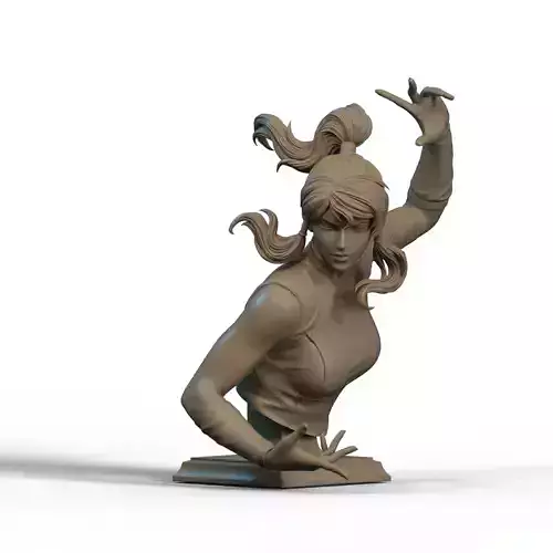 Korra Bust 3D Print
