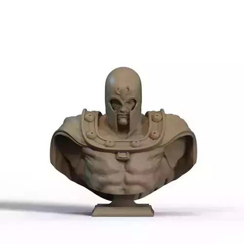 Magneto Bust 3D Print
