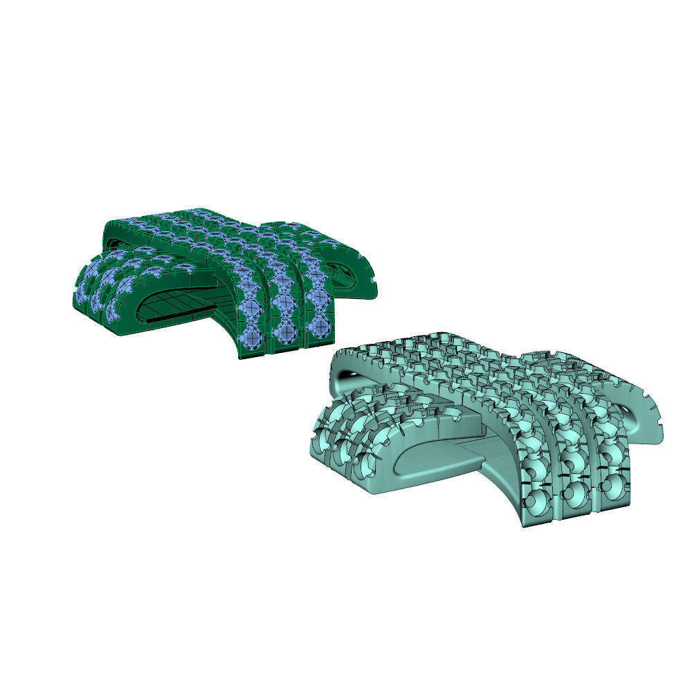 Cross Diamonds Pendant  3D print model_14