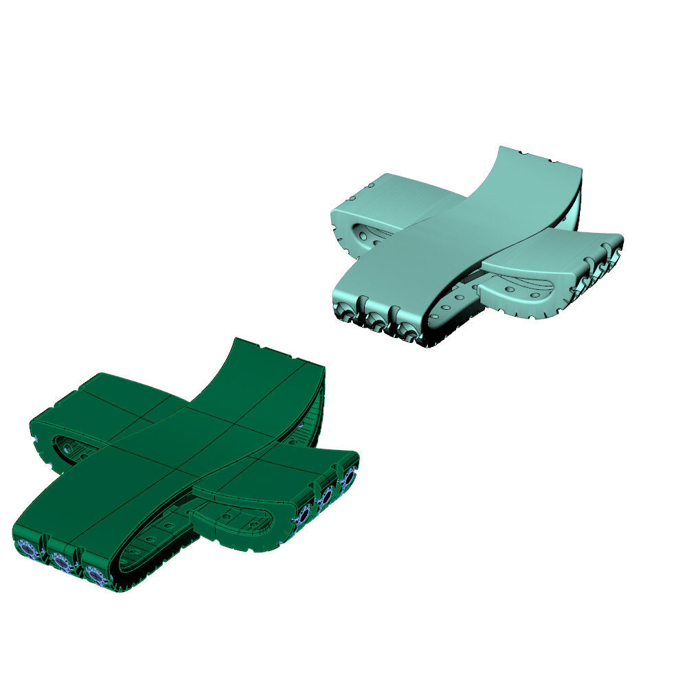 Cross Diamonds Pendant  3D print model_18