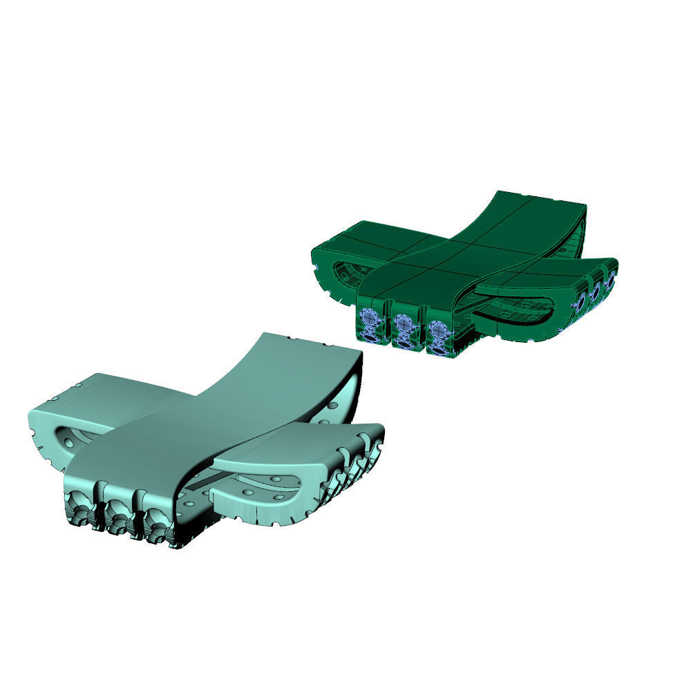 Cross Diamonds Pendant  3D print model_20