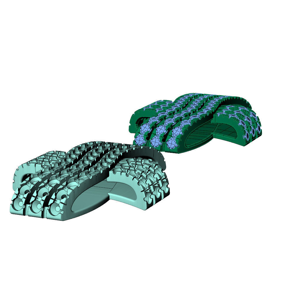 Cross Diamonds Pendant  3D print model_16